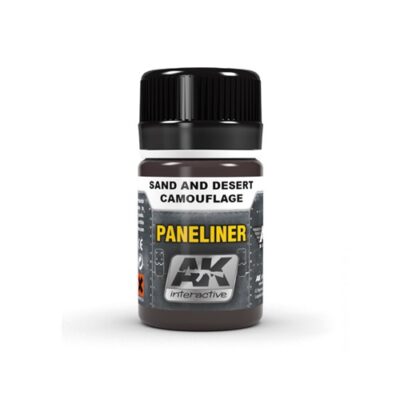 AK2071 AK Interactive Paneliner for Brown and Green Camouflage 35ml