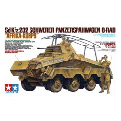 T35297 Tamiya German 8-Wheeled Heavy Armoured Car Sd.Kfz.232 Africa-Corps 1:35