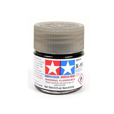 T81519 Tamiya X19 Smoke 10ml