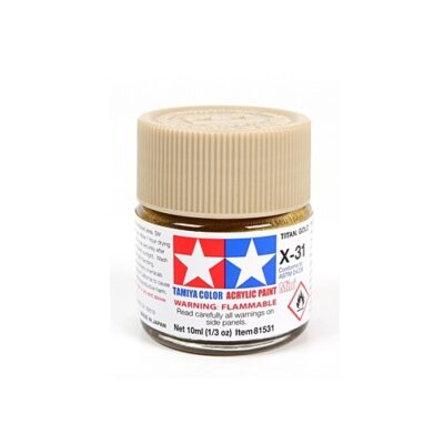 T81531 Tamiya X31 Titanium Gold 10ml