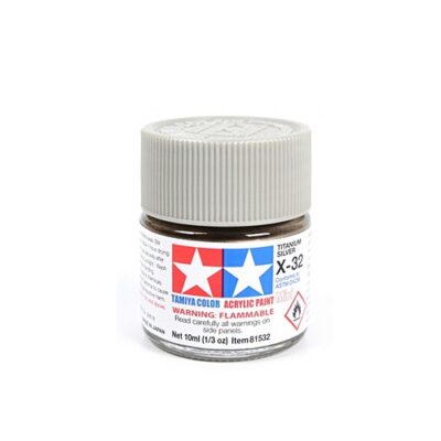 T81532 Tamiya X32 Titanium Silver 10ml