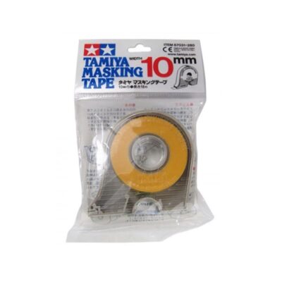 T87031 Tamiya 10mm Wide Masking Tape (Length:18m) with Dispenser