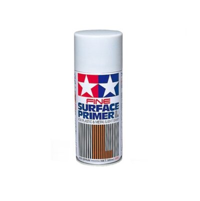 T87064 Tamiya Fine Surface Primer Light Grey 180ml
