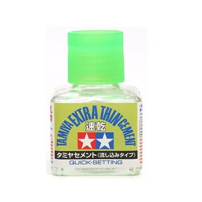 T87182 Tamiya Extra Thin Cement Quick Setting 40ml