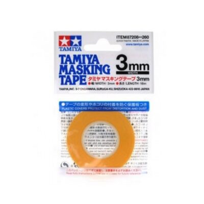T87208 Tamiya 3mm Wide Masking Tape (Length:18m)