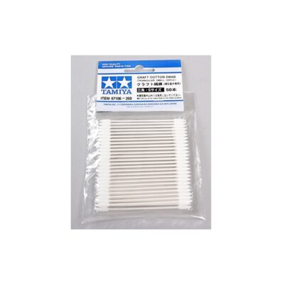 T87106 Tamiya Craft Cotton Swab (Triangular, Small, 50pcs)