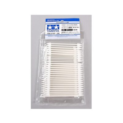 T87107 Tamiya Craft Cotton Swab (Triangular, Medium, 50pcs)