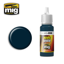 MIG099 Ammo Mig Crystal Black Blue 17ml