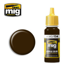 MIG134 Ammo Mig Burnt Brown Red 17ml