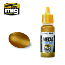 MIG197 Ammo Mig Brass 17ml