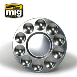 MIG8009 Ammo Mig Aluminium Palette 10 Wells