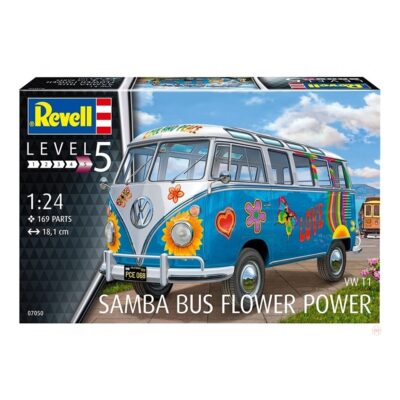 R07050 Revell Samba Bus Flower Power 1:24