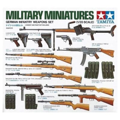 T35111 Tamiya German Infantry Weapons Set 1:35
