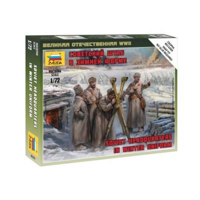 Z6231 Zvezda Soviet Headquarters in Winter Uniform 1:72