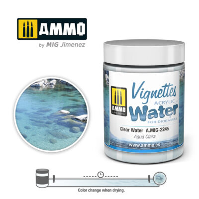 MIG2245 Ammo Mig Acrylic Water (Clear Water) 100ml