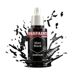 ARWP3001 Army Painter Fanatic Acrylics Matt Black 18ml