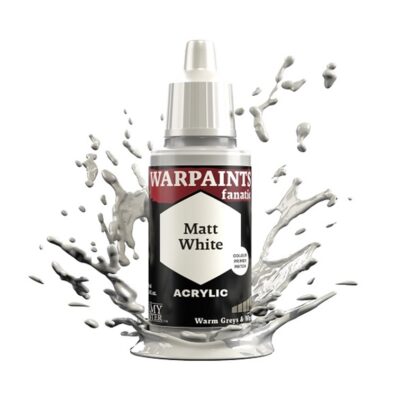 ARWP3012 Army Painter Fanatic Acrylics Matt White 18ml