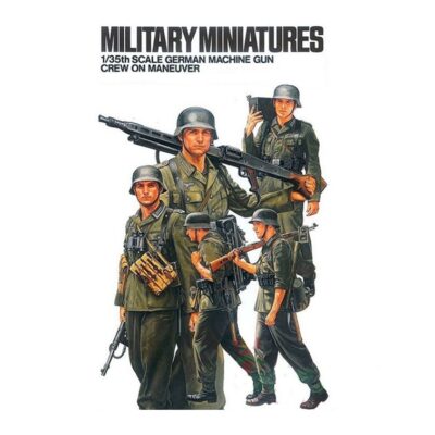 T35184 Tamiya German Machine Guns Crew on Maneuver 1:35