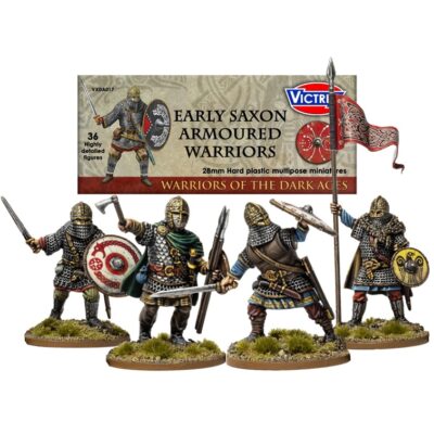VXDA017 Victrix Warriors of The Dark Ages Early Saxon Armoured Warriors 28mm