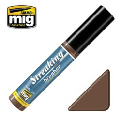 MIG1250 Ammo Mig Medium Brown Streakingbrusher 10ml