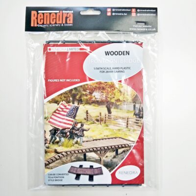 RNPON1 Renedra Wooden (Pontoon) Bridge 28mm