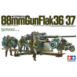 T35017 Tamiya German 88mm Gun Flak 36/37 1:35