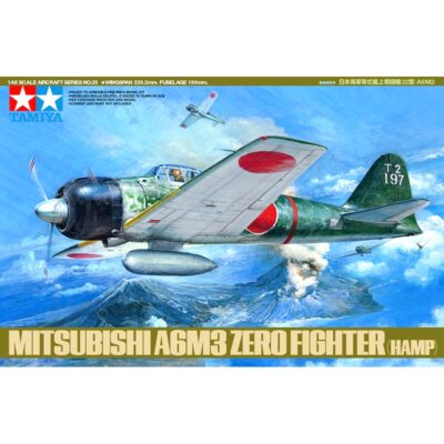 T61025 Tamiya Mitsubishi A6M3 Zero Fighter (Hamp) 1:48