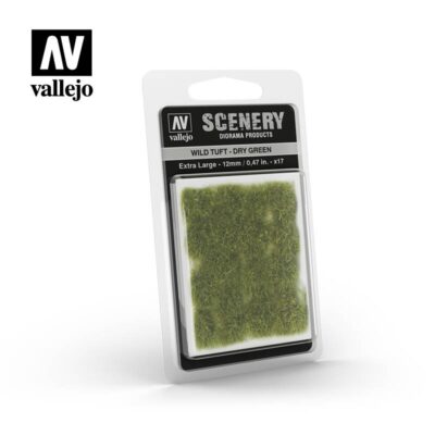 VSC424 Vallejo Wild Tuft Dry Green 12mm