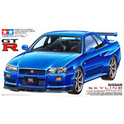 T24210 Tamiya Nissan Skyline GT-R V-Spec (R34) 1:24