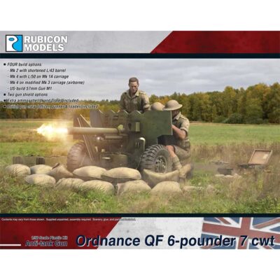 RU280139 Rubicon Ordnance QF 6-pounder 7 cwt 28mm