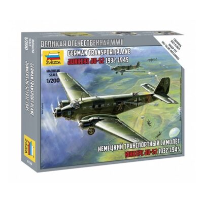 Z6139 Zvezda German Transport Plane Junkers Ju-52 1932-1945 1:200