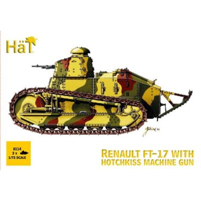 H8114 Hat Renault FT-17 with Hotchkiss Machine Gun 1:72