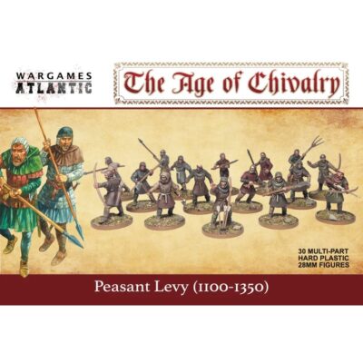 WAAAC003 Wargames Atlantic The Age of Chivalry Peasant Levy (1100-1350) 28mm