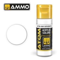 ATOM20001 Ammo Atom Satin White 20ml