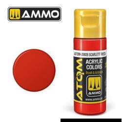 ATOM20028 Ammo Atom Scarlet Red 20ml