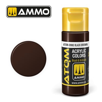 ATOM20063 Ammo Atom Black Brown 20ml