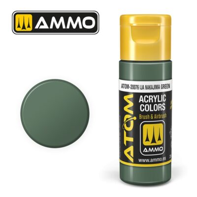 ATOM20076 Ammo Atom IJA Nakajima Green 20ml