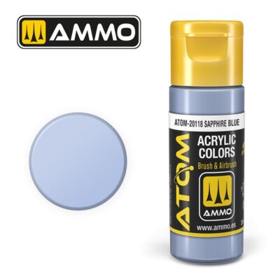 ATOM20118 Ammo Atom Sapphire Blue 20ml