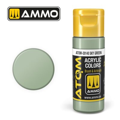 ATOM20140 Ammo Atom Sky Green 20ml