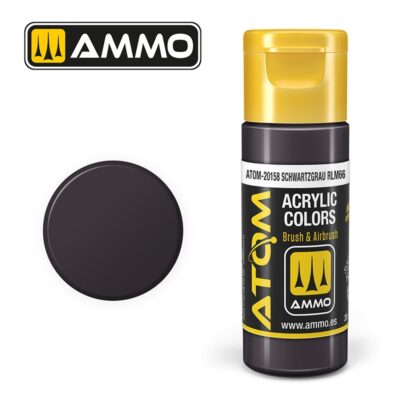 ATOM20158 Ammo Atom Schwartzgrau RLM 66 20ml