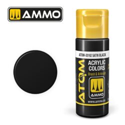 ATOM20162 Ammo Atom Satin Black 20ml