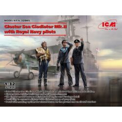 ICM32045 ICM Gloster Sea Gladiator Mk.II With Royal Navy Pilots 1:32