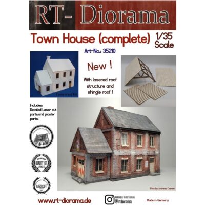 RT35210 RT-Diorama Town House (complete) 1:35