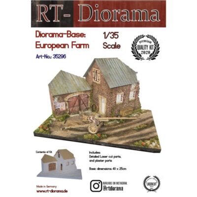 RT35296 RT-Diorama Diorama-Base: "European Farm" 1:35