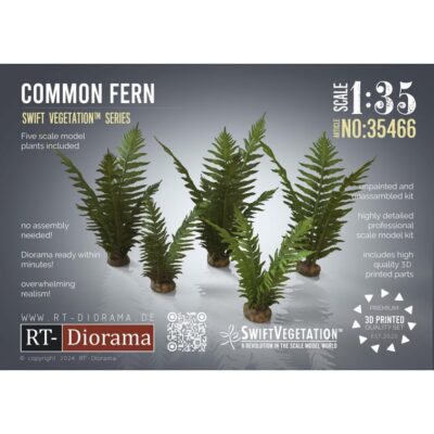 RT35466 RT-Diorama Swift Vegetation Series: "Common Fern" 1:35