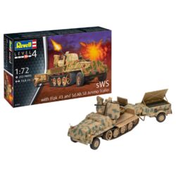 R03293 Revell sWS with Flak 43 and Sd.Ah.58 Ammo Trailer 1:72