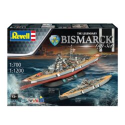R05637 Revell The Legendary Bismarck Gift Set 1:700 1:1200