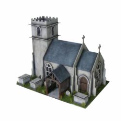 SPN093 Sarissa Precision World War Euorpe Small English Church (with Tower) 28mm