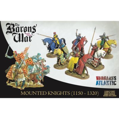 WAAAC004 Wargames Atlantic The Baron's War Mounted Knights (1150-1320) 28mm