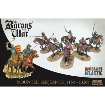 WAAAC005 Wargames Atlantic The Baron's War Mounted Serjeants (1150-1320) 28mm